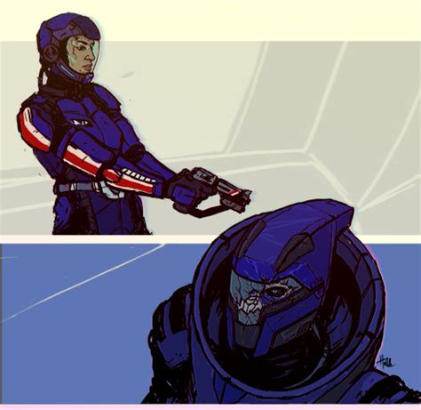 None of them wore helmets. . Mass effect fanfiction human quarian first contact